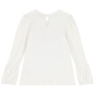 تنورة بطيات باللون الأحمر والأبيض للبنات, 1, hi-res