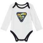 Baby Boys White & Navy Blue Tracksuit (3 Piece), 1, hi-res
