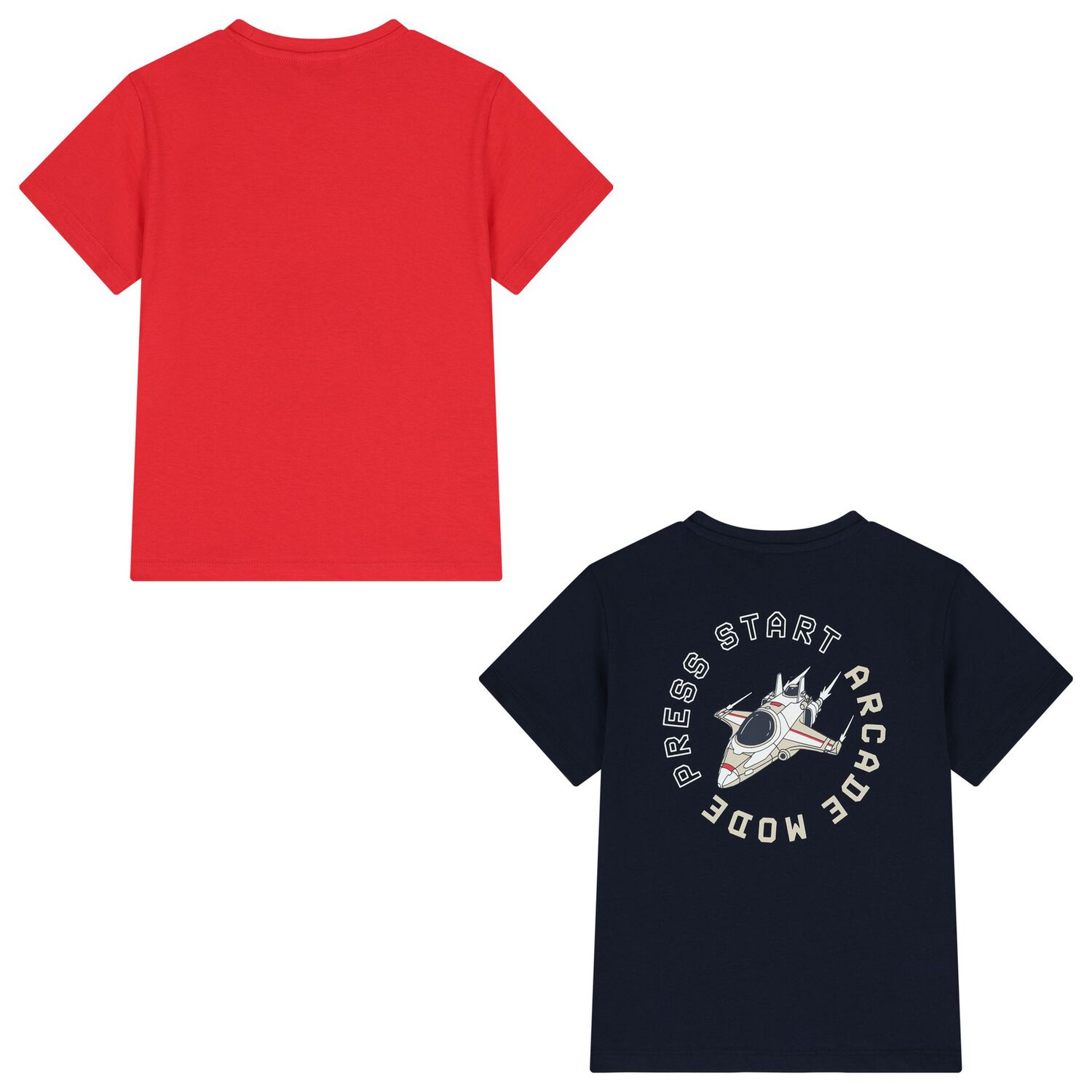 Boys Red & Navy Blue T-Shirts ( 2-Pack ), 1, hi-res