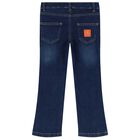 بنطلون جينز بنات باللون الأزرق, 1, hi-res