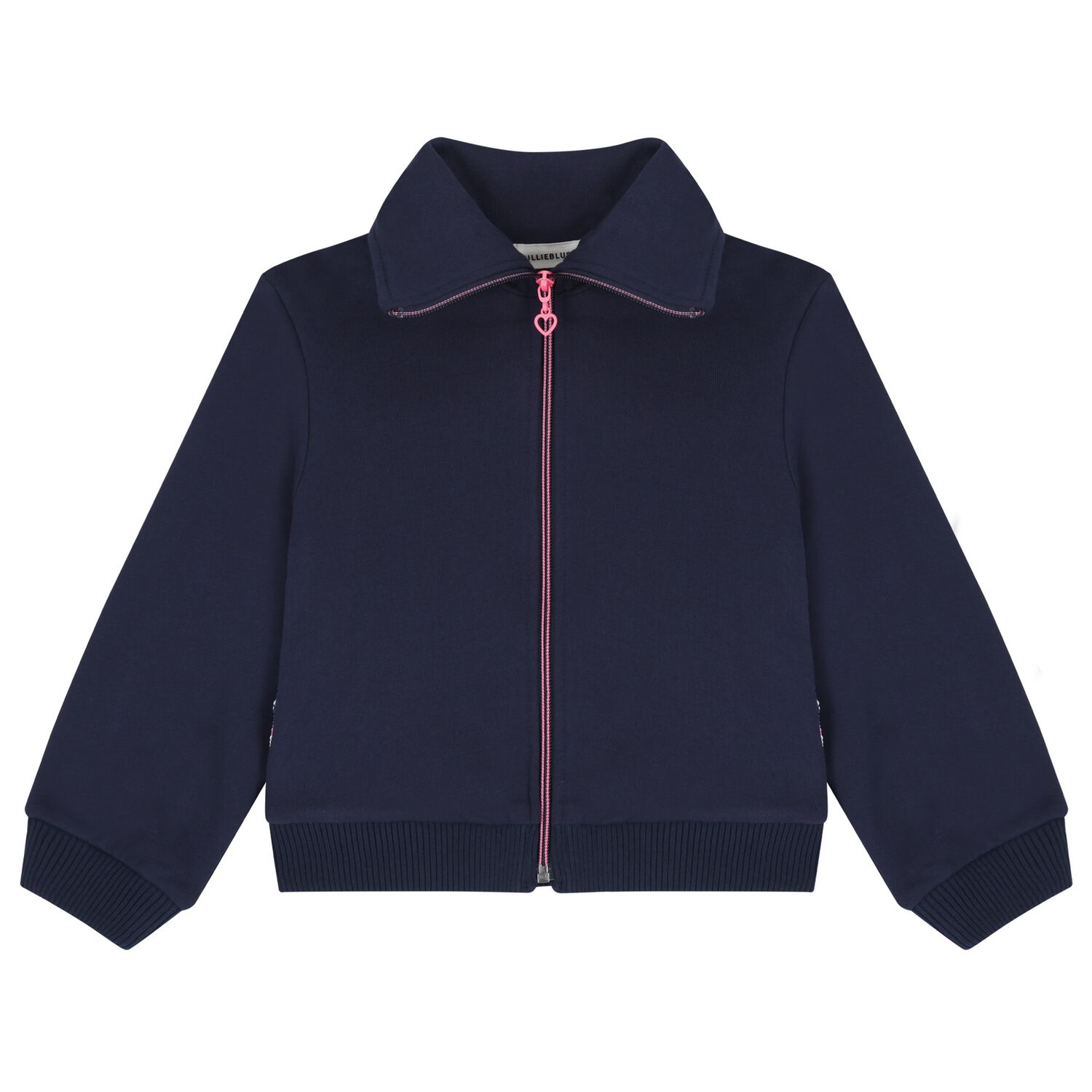 توب بنات بسحاب مطرز بالترتر باللون الكحلى , 1, hi-res image number null