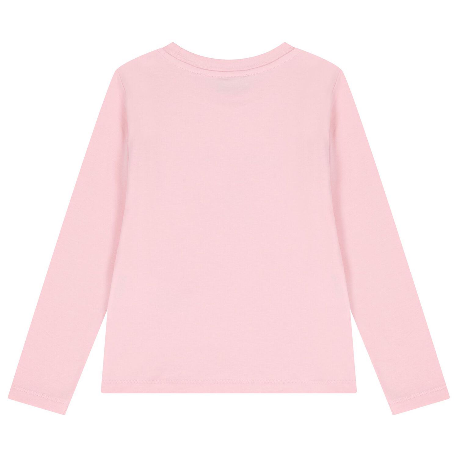 توب بنات باكمام طويله بالشعار بطبعه تيدى بير باللون الوردى , 4, hi-res image number null