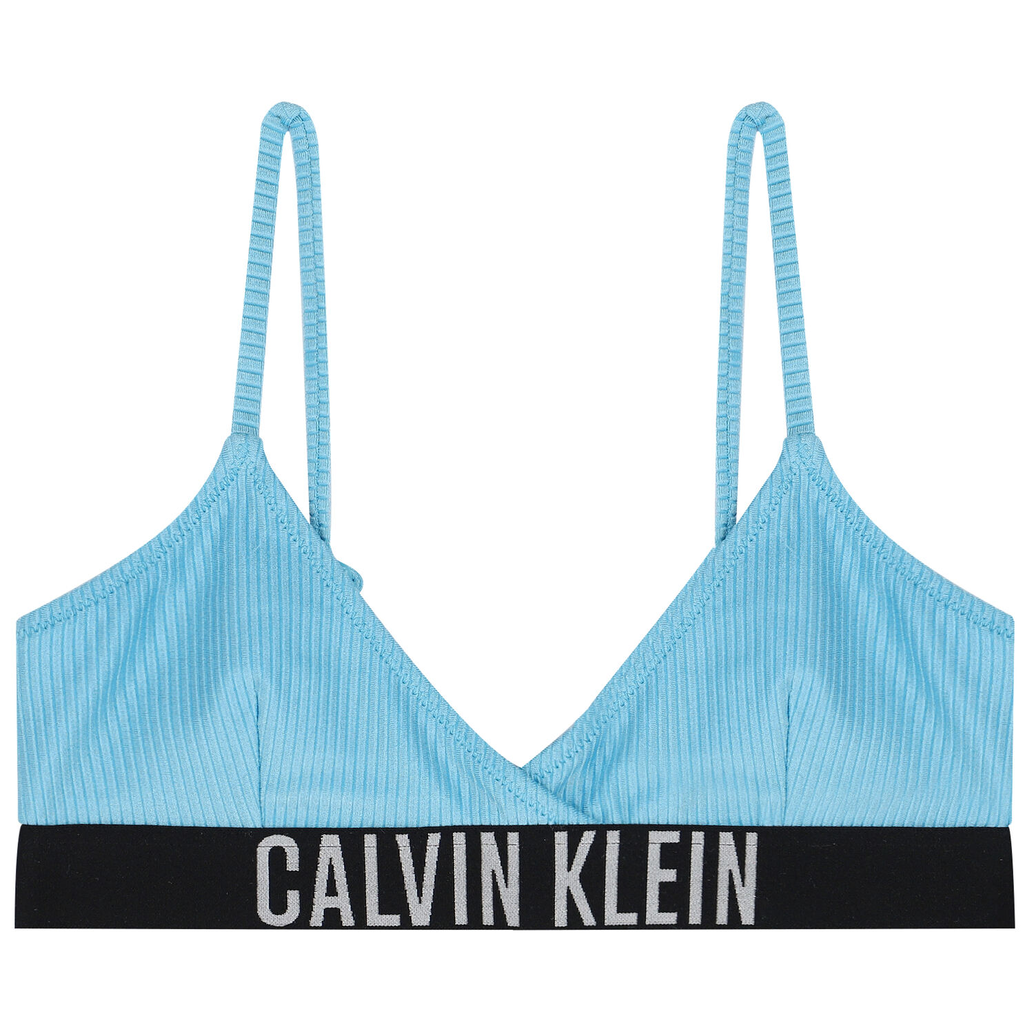 Girls Aqua Logo Ribbed Bikini, 1, hi-res image number null