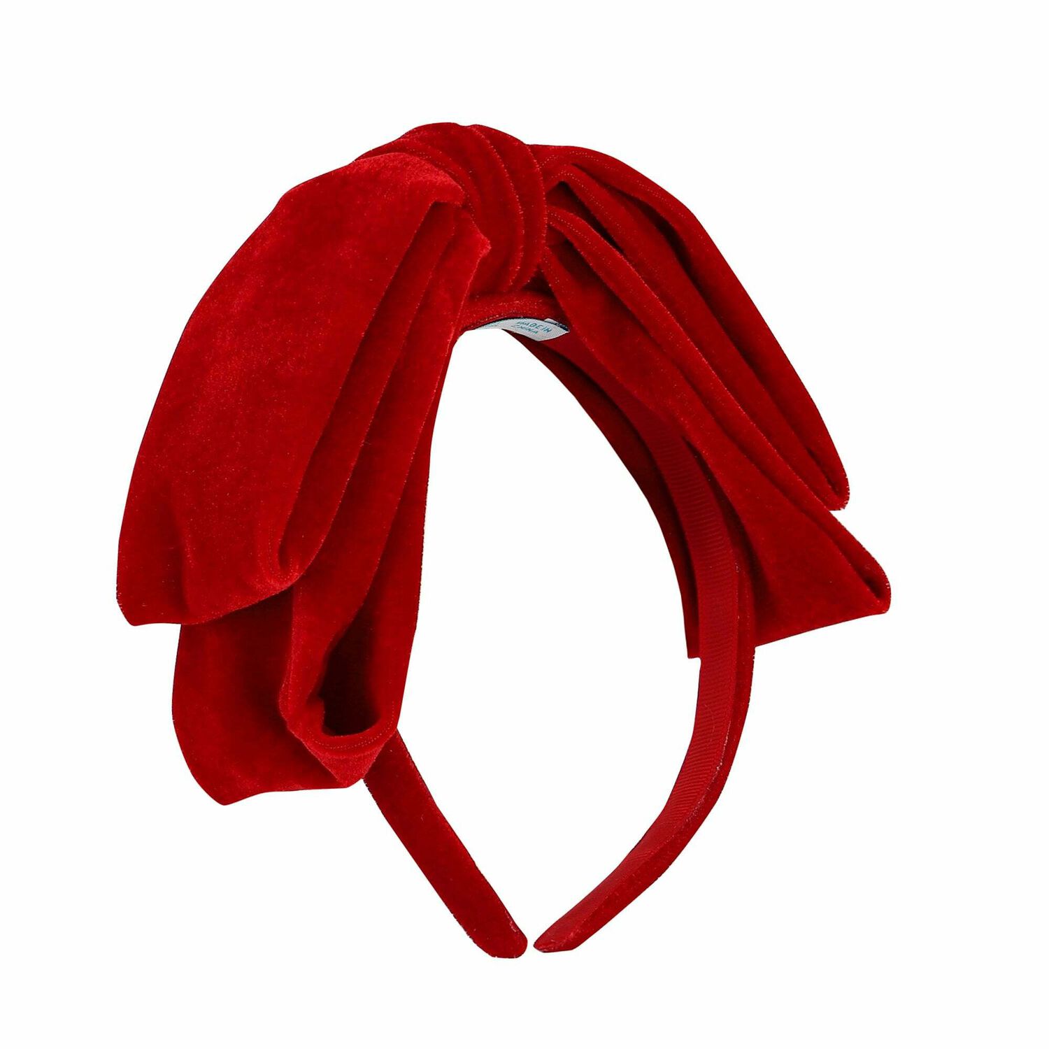 طوق شعر بفيونكة باللون الأحمر, 2, hi-res image number null