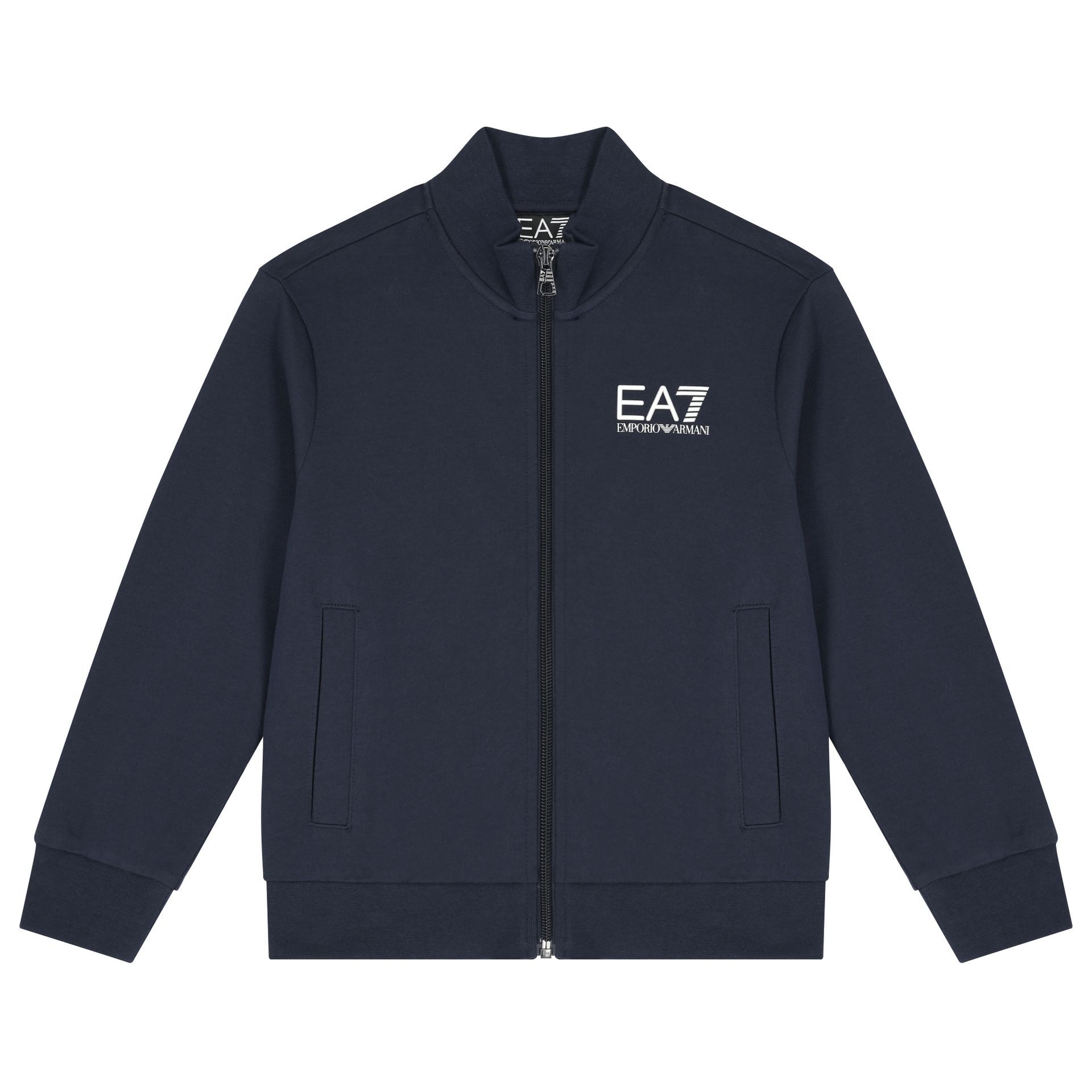 EA7 Emporio Armani Boys Navy Logo Tracksuit Junior Couture UAE