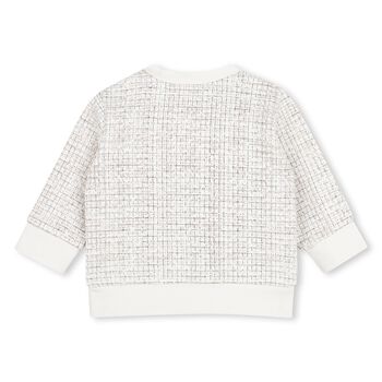 Younger Boys Ivory Logo Sweatshirt