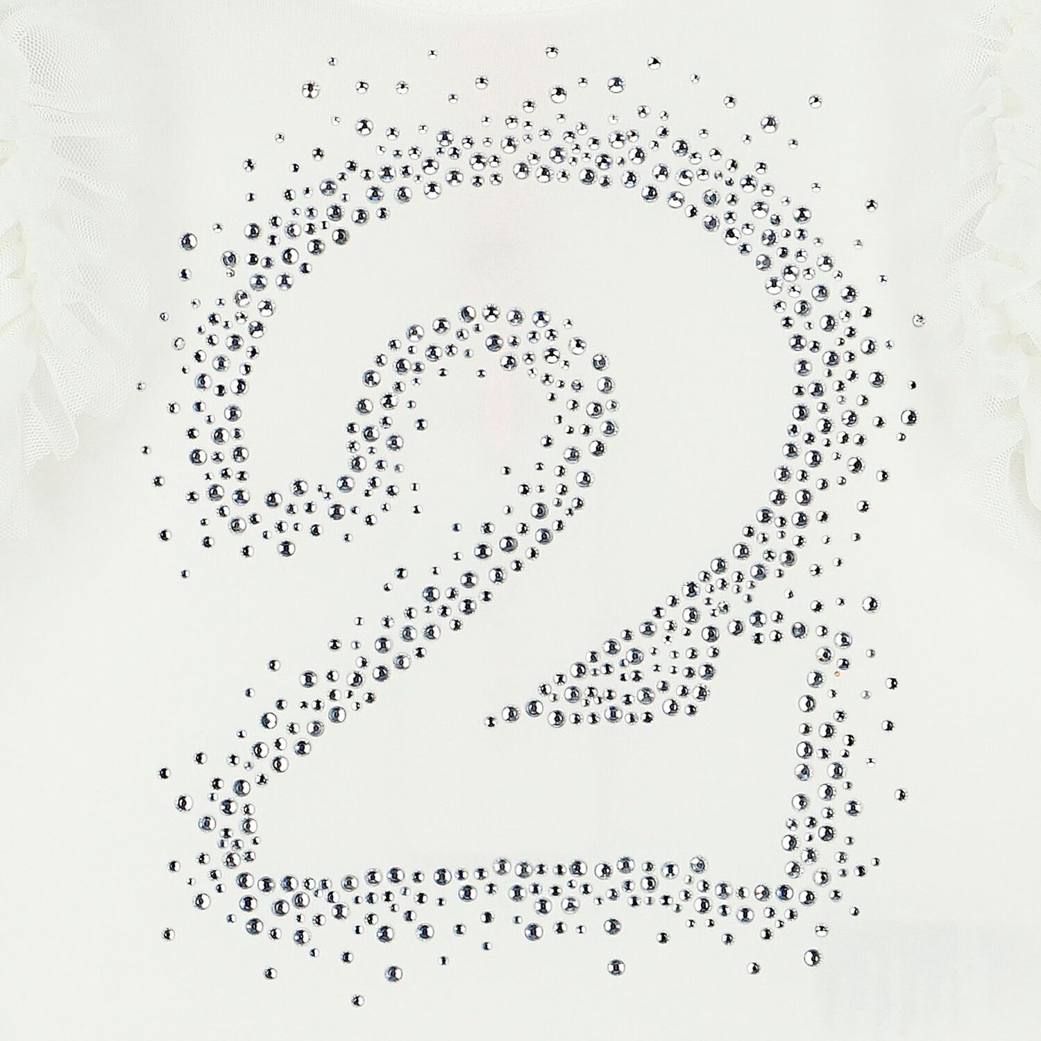 تيشيرت بنات عيد الميلاد 2 باللون الأبيض, 6, hi-res