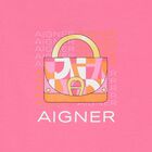 فستان بنات بالشعار باللون الوردى, 2, hi-res