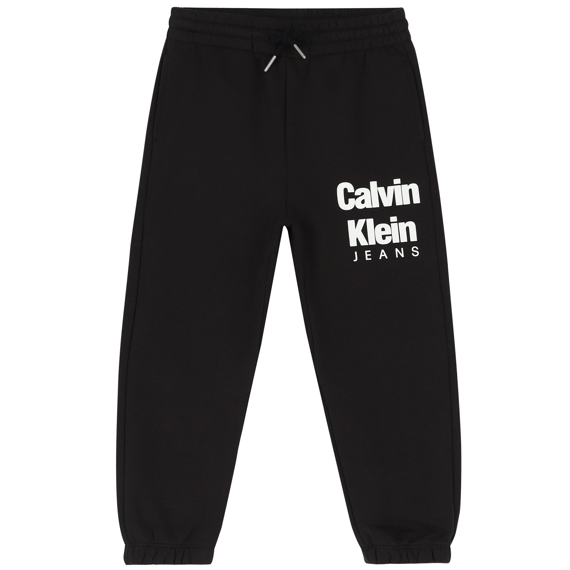 Calvin Klein Boys Black Logo Joggers Junior Couture UAE