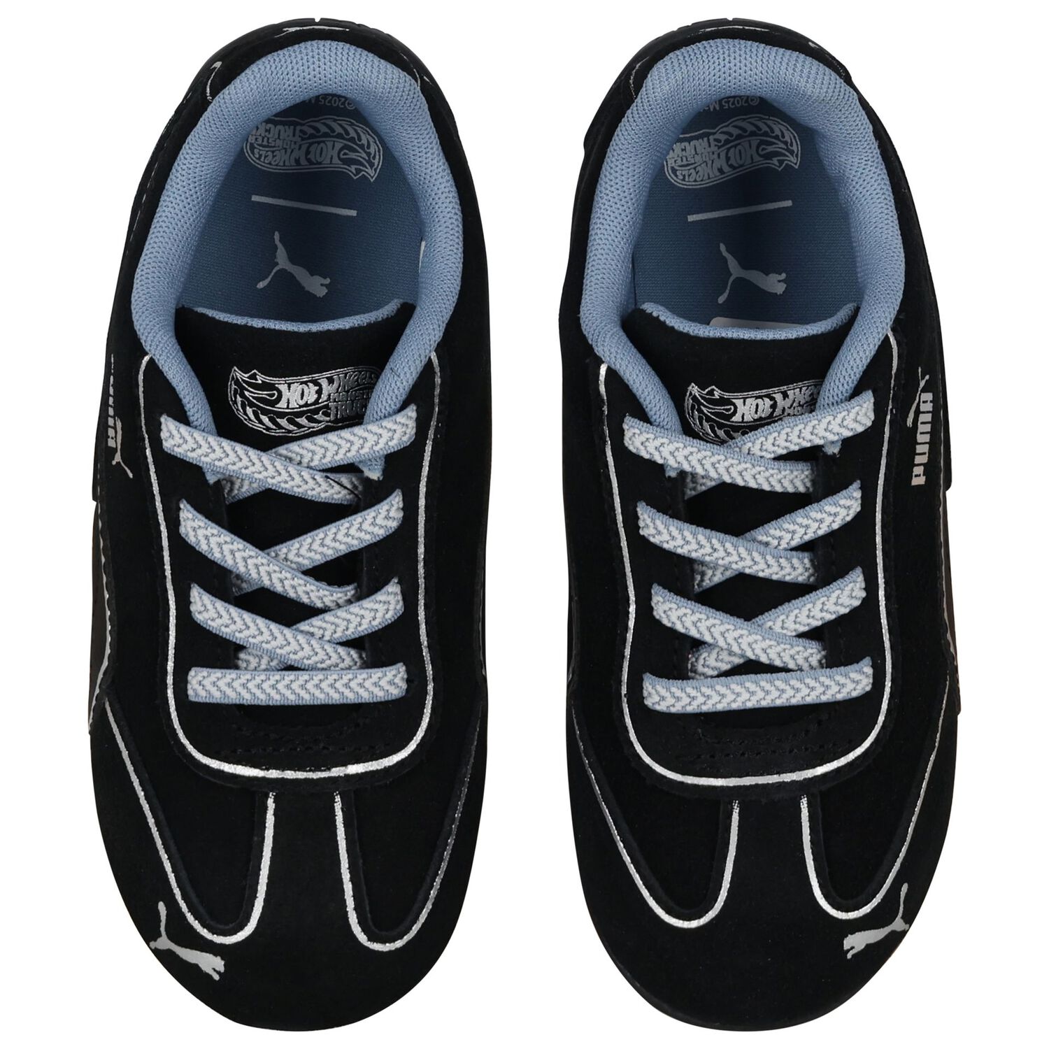 Younger Boys Black Speedcat Hot Wheels 2 Trainers, 1, hi-res