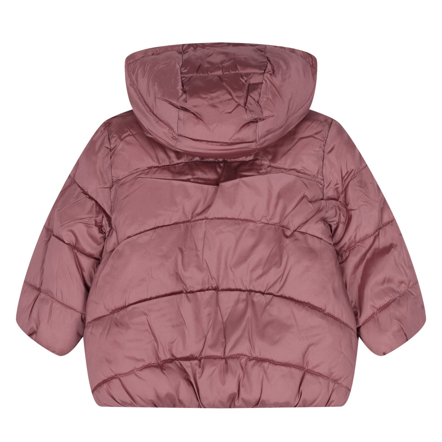 Younger Girls Rose Gold & Pink Floral Reversible Coat, 1, hi-res