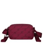 Girls Burgundy Logo Shoulder Bag ( 16CM ), 2, hi-res