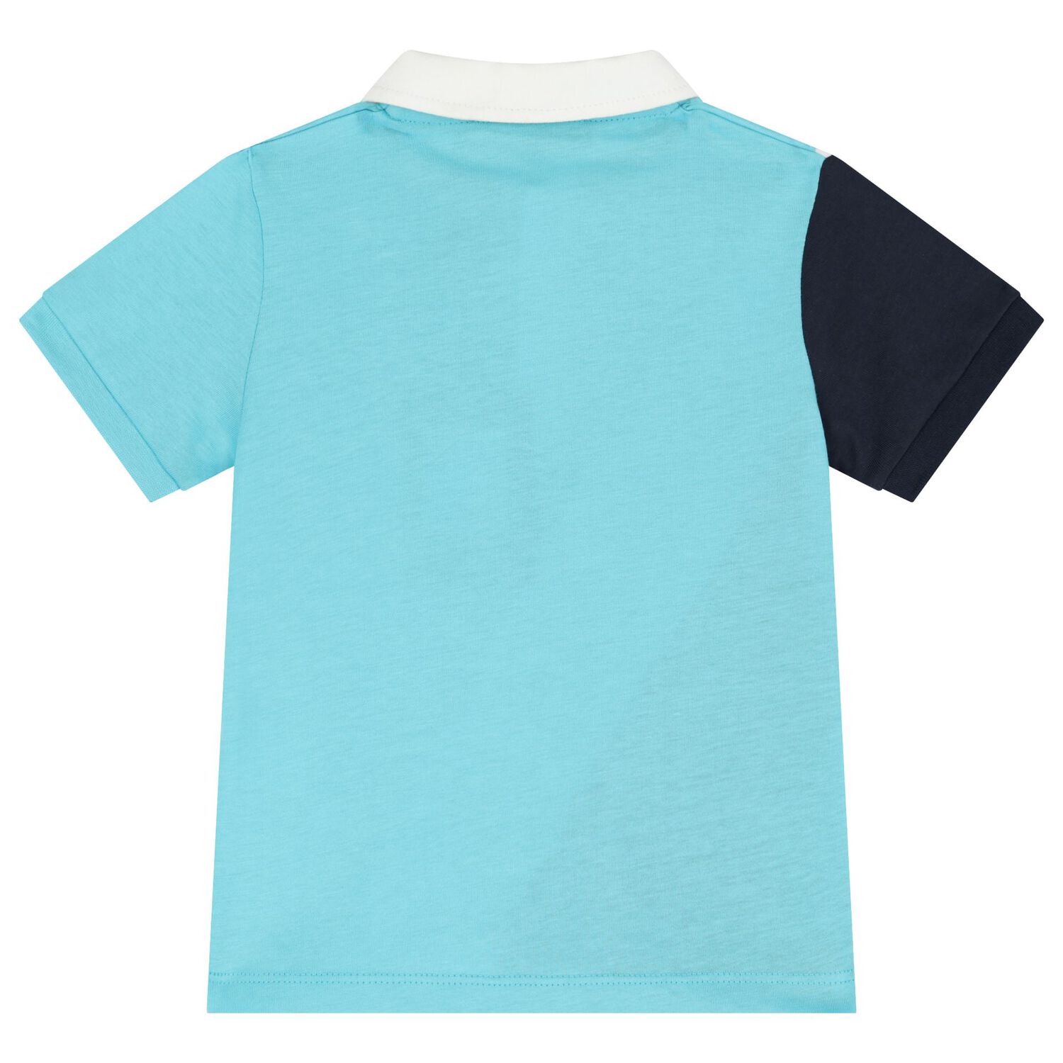 Younger Boys Blue Logo Polo Shirt, 1, hi-res image number null