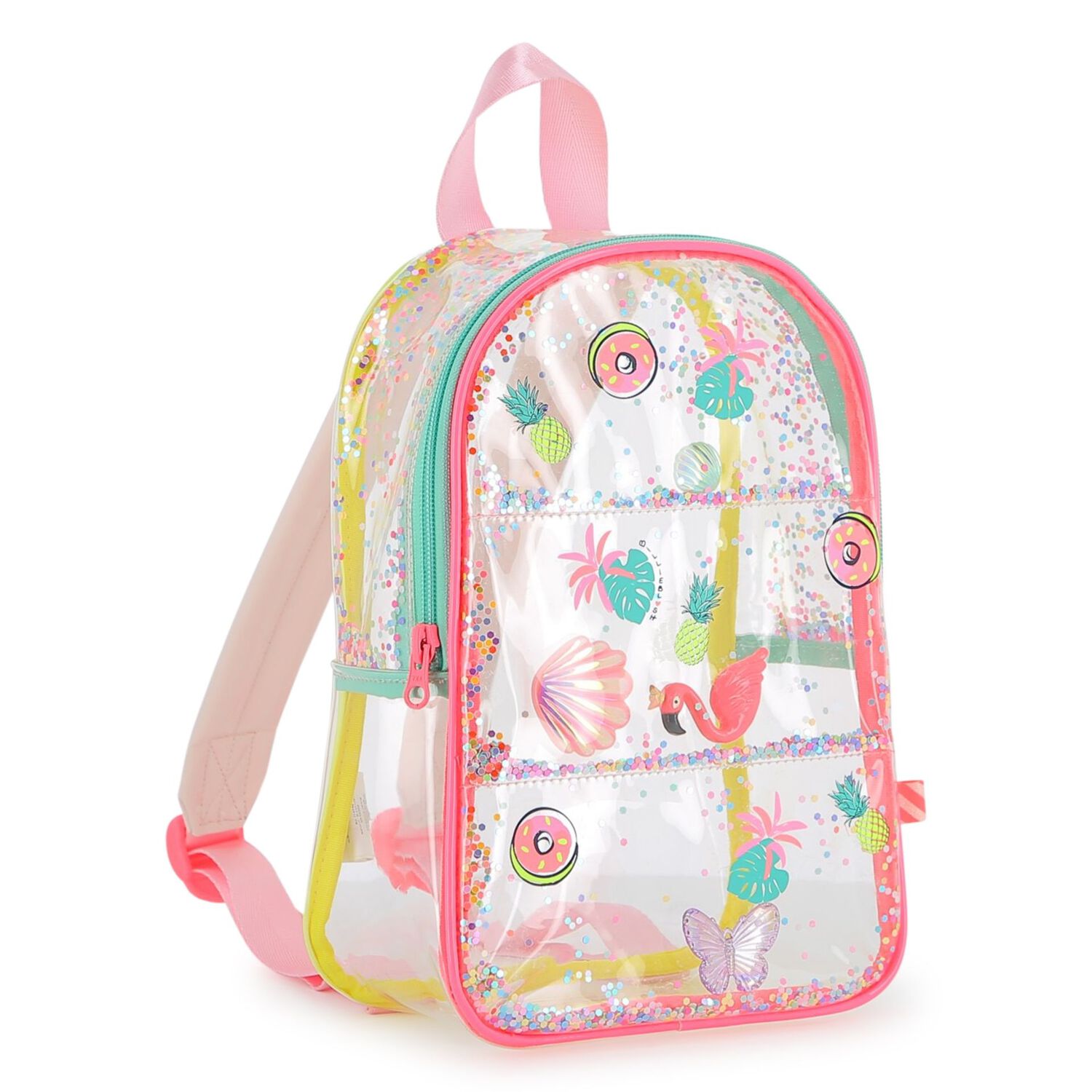 Girls Transparent Backpack, 1, hi-res