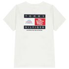 Boys White Logo T-Shirt, 2, hi-res