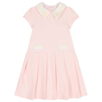 Girls Pink & White Dress