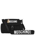 حقيبه تغيير حفاضات بالشعار بطبعه تيدى بير باللون الاسود , 1, hi-res