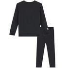 Black Trefoil Logo Tracksuit, 1, hi-res