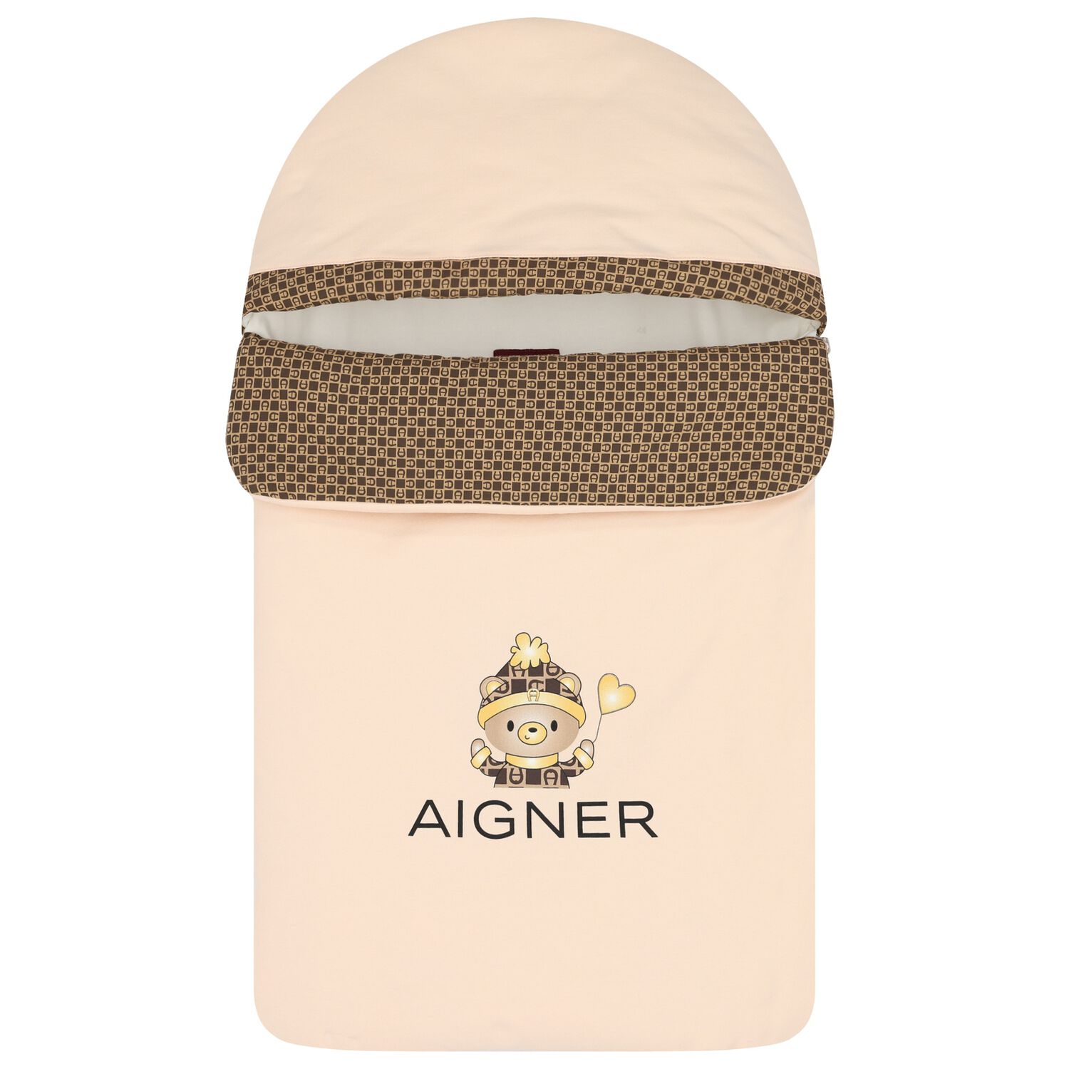 مدس بنات بشعار تيدي باللون الوردي والأبيض, 3, hi-res