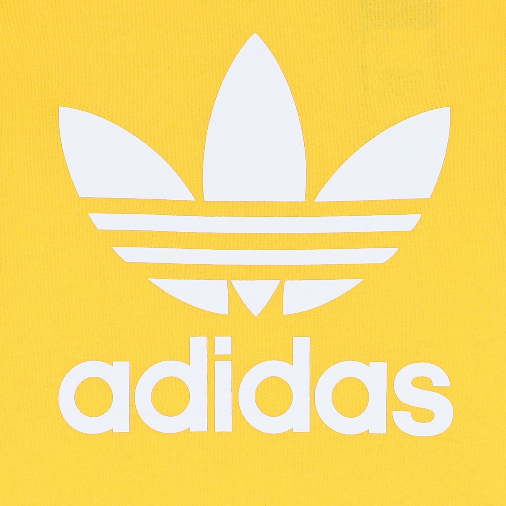 Yellow adidas logo hot sale