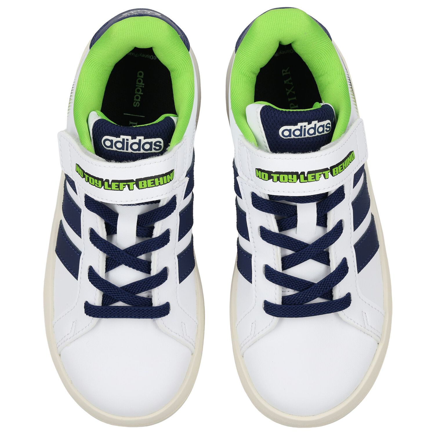 Boys White & Navy Blue Toy Story Trainers, 1, hi-res