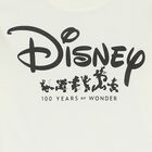 Ivory Disney Logo Long Sleeve Top, 1, hi-res