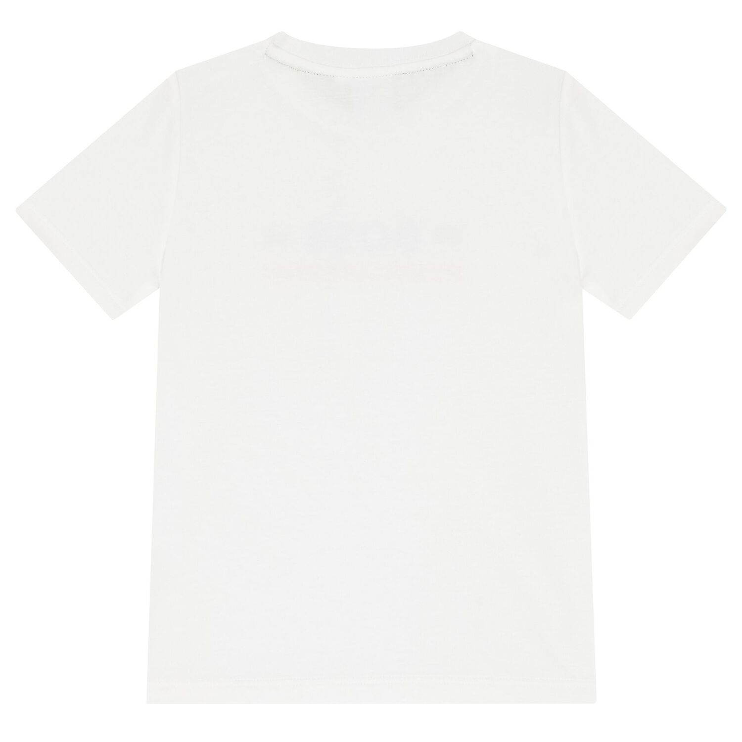 Boys White & Orange Logo Shorts Set, 1, hi-res