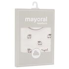 مريلة قطارات للأولاد الصغار باللون العاجي والبيج (عبوة من قطعتين), 1, hi-res