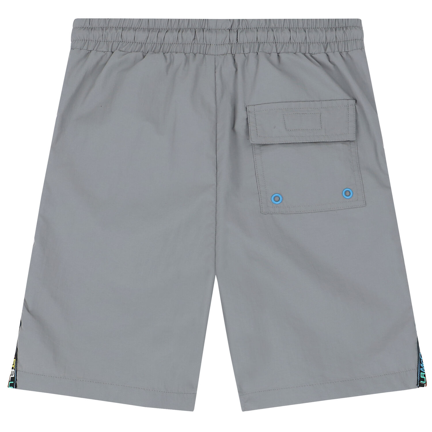 Boys Grey Logo Shorts, 1, hi-res
