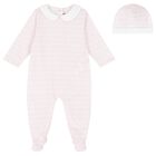 Baby Girls Pink Zig Zag Logo Babygrow Gift Set, 1, hi-res