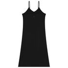 Girls Mini Me White & Black Logo Dress Set, 1, hi-res