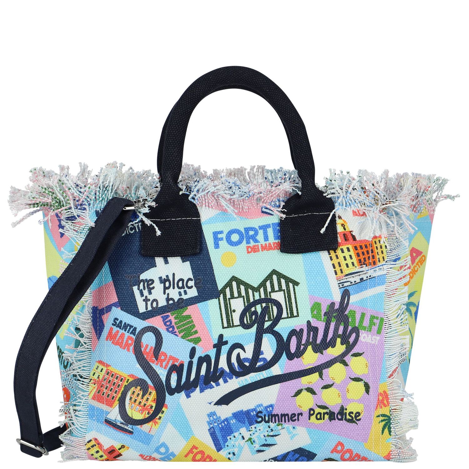 Girls Multi-Coloured Tote Bag, 1, hi-res