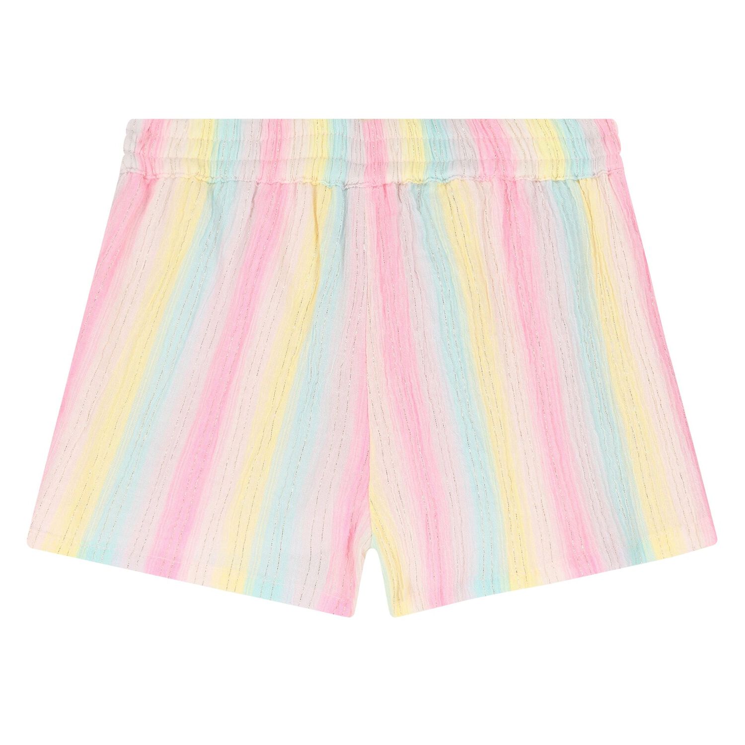 Younger Girls Rainbow Shorts Set, 1, hi-res