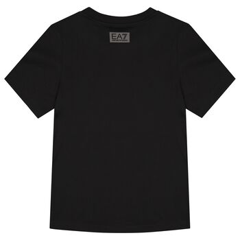 Boys Black Logo T-Shirt