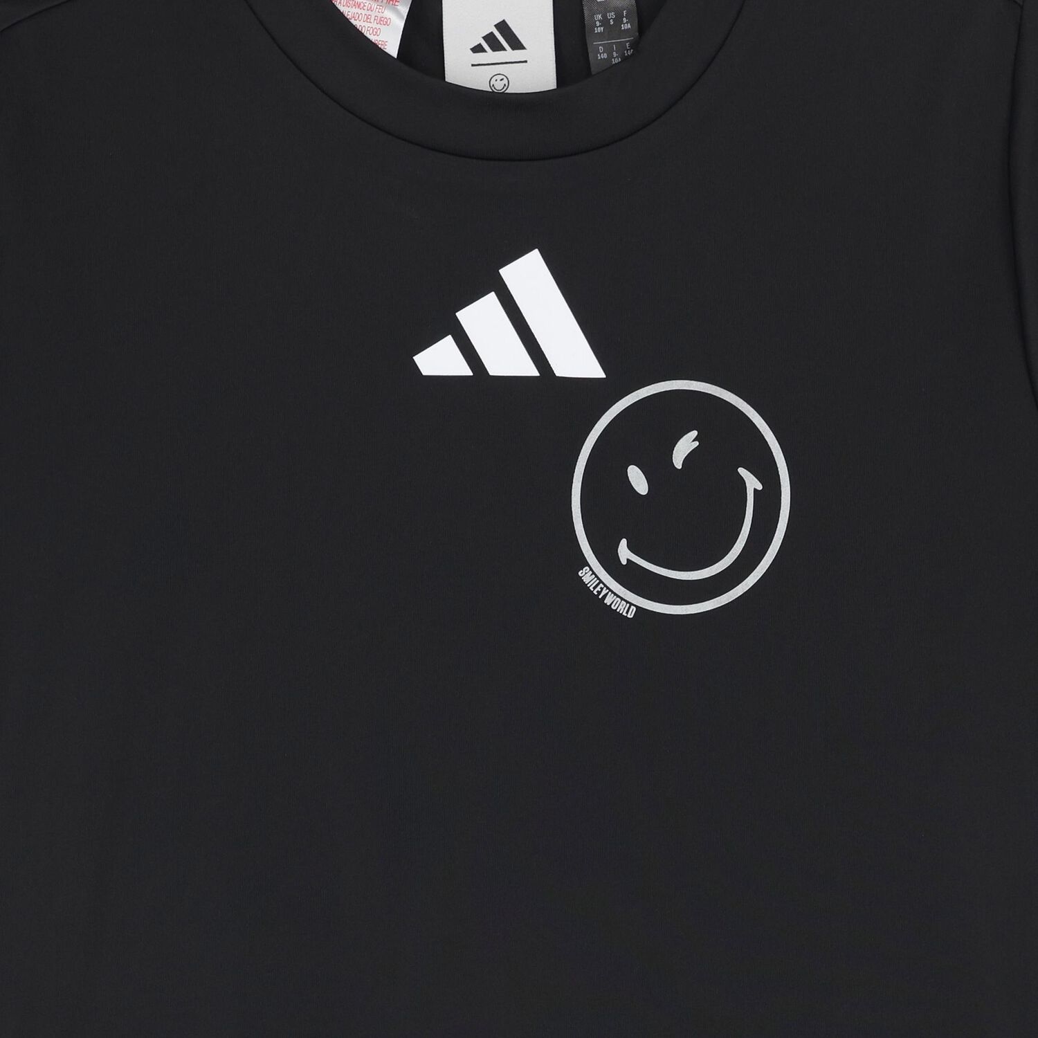 Black Smiley Logo T-Shirt, 1, hi-res
