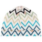 Ivory & Blue Logo Zig Zag Babygrow Gift Set, 1, hi-res