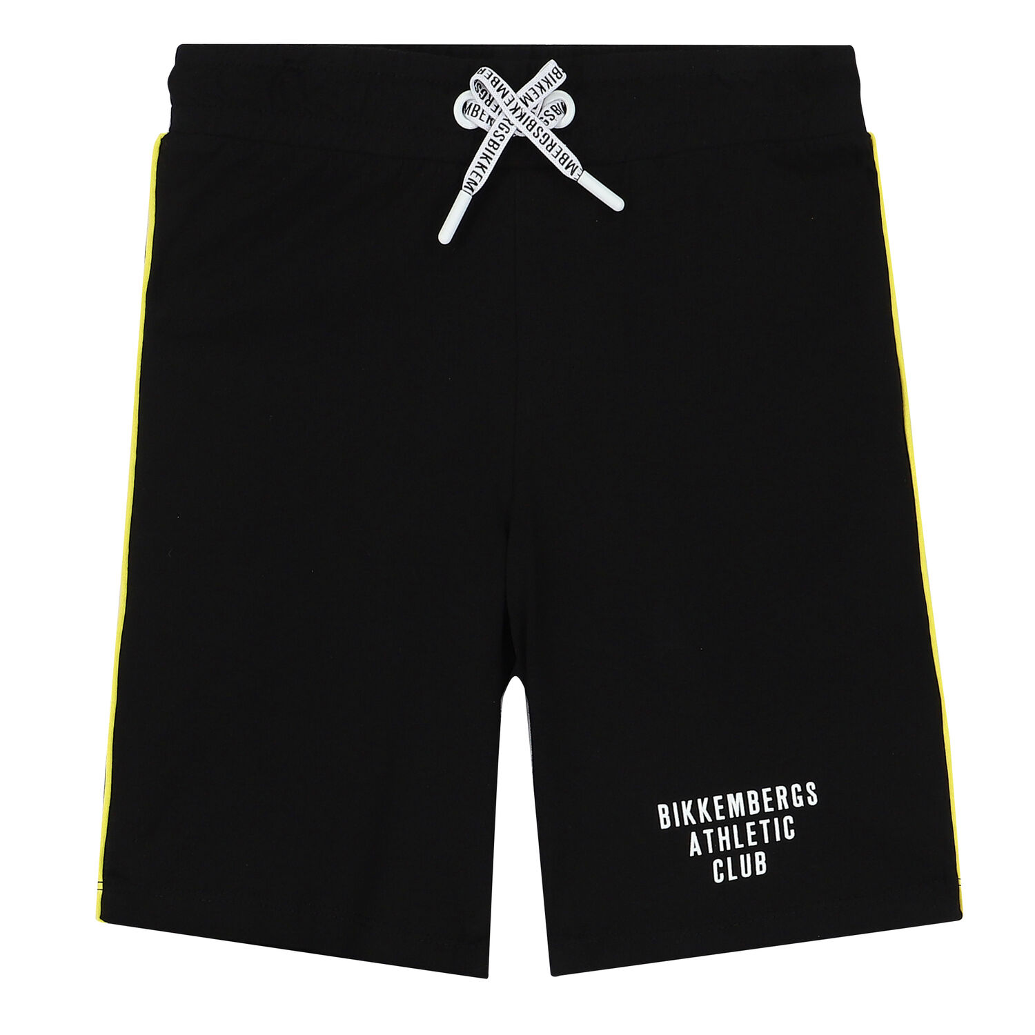 Boys Yellow & Black Logo Short Set, 1, hi-res