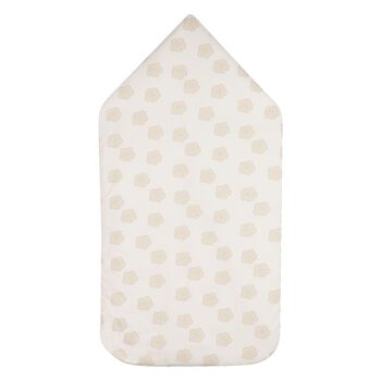 عش أطفال قابل للعكس مزين بالزهور بلون العاجي والبيج