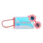 Girls Pink Flower Sunglasses, 1, hi-res