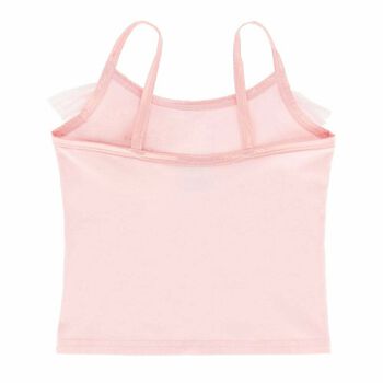Girls Pink Sleeveless Top