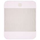 Baby Girls Pink & Gold Logo Blanket, 3, hi-res