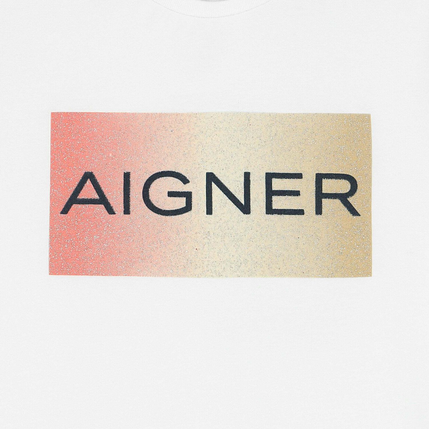 تيشيرت بالشعار باللون الابيض للبنات, 1, hi-res