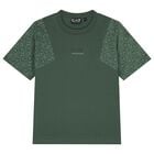 Boys Green Logo T-Shirt, 1, hi-res