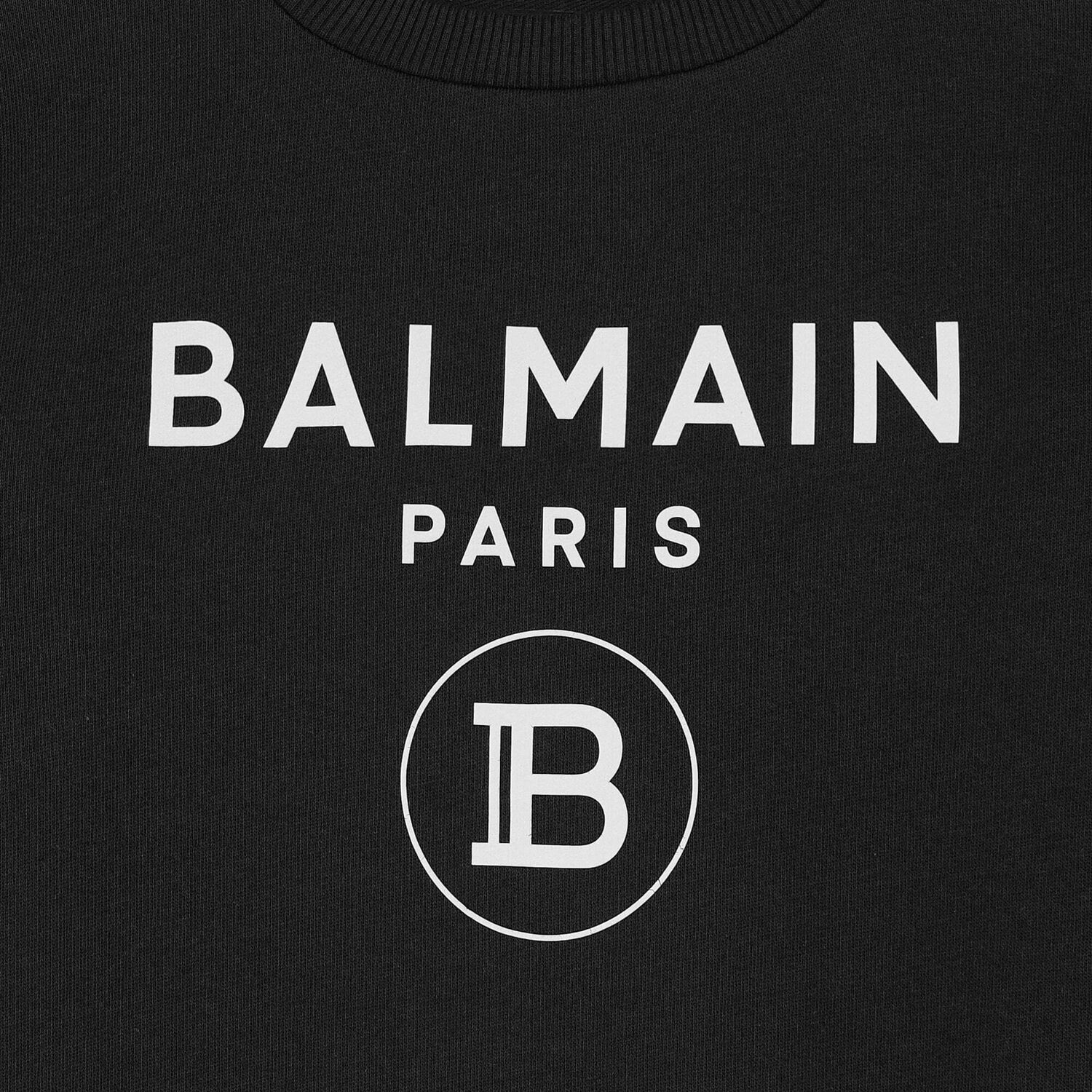 Black Logo Sweatshirt, 1, hi-res