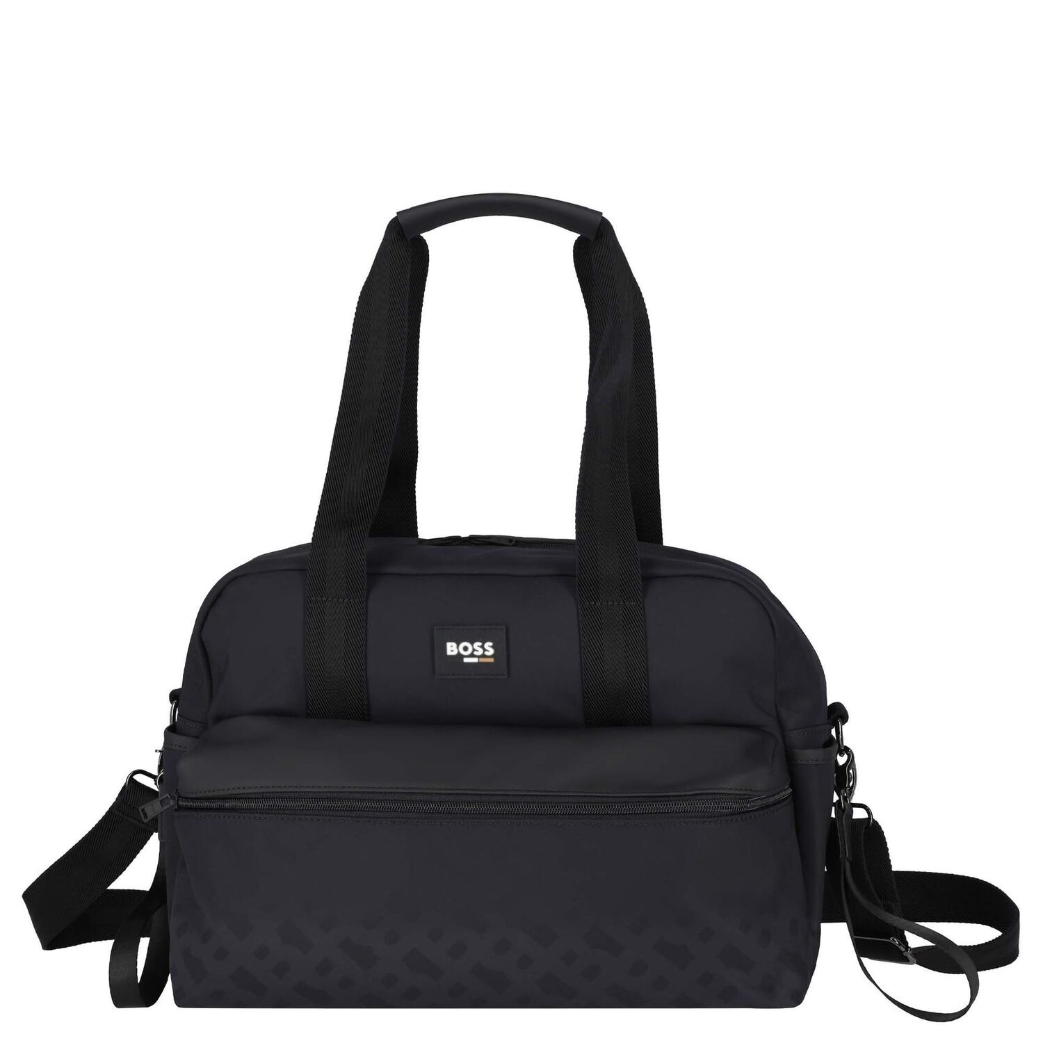 Black Logo Baby Changing Bag, 1, hi-res