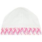 طقم هدايا ملابس اطفال بنقشة دببة متعرجة باللونين الابيض و الوردي للبنات , 1, hi-res