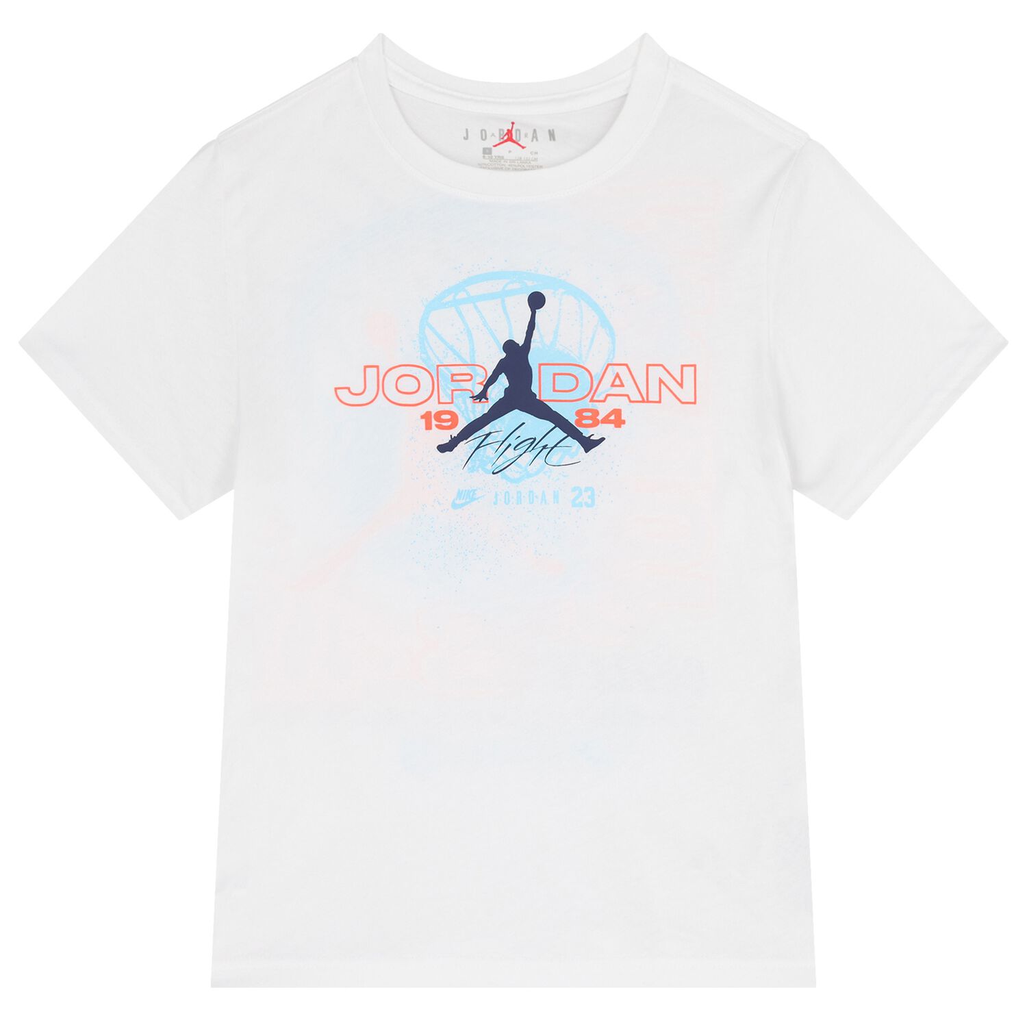 Boys White Jordan Logo T-Shirt , 1, hi-res