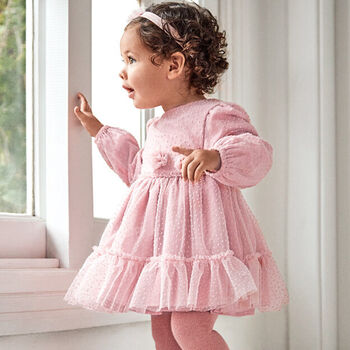 Younger Girls Pink Tulle Dress