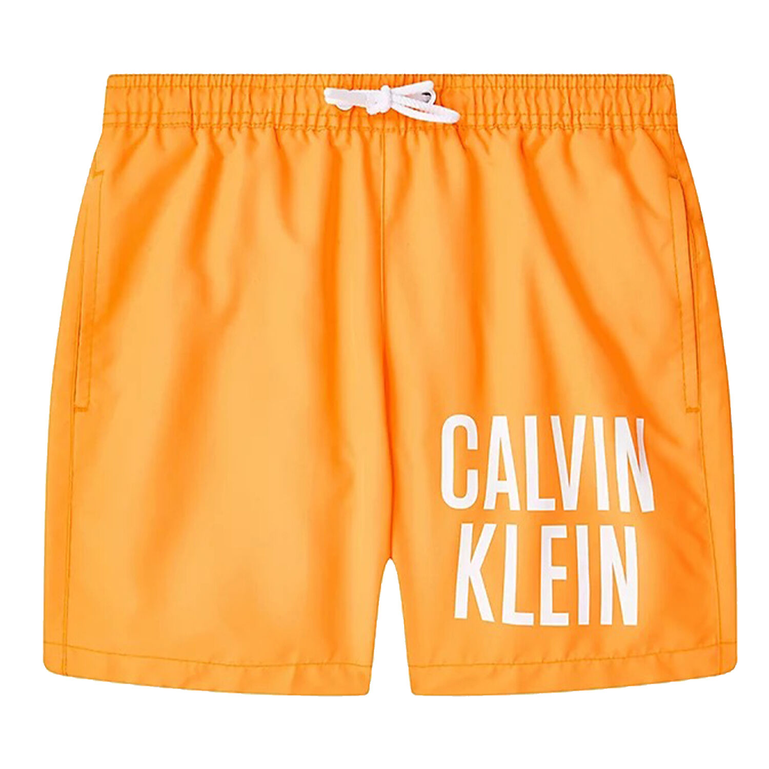 Boys Orange Logo Swim Shorts, 1, hi-res image number null