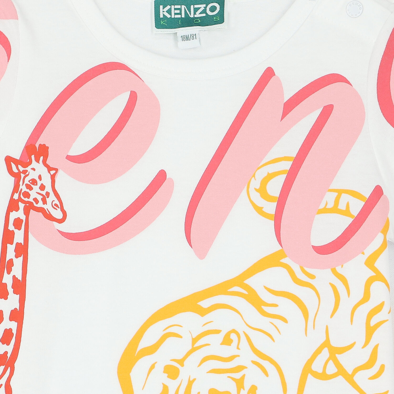 Younger Girls White Logo T-Shirt, 1, hi-res